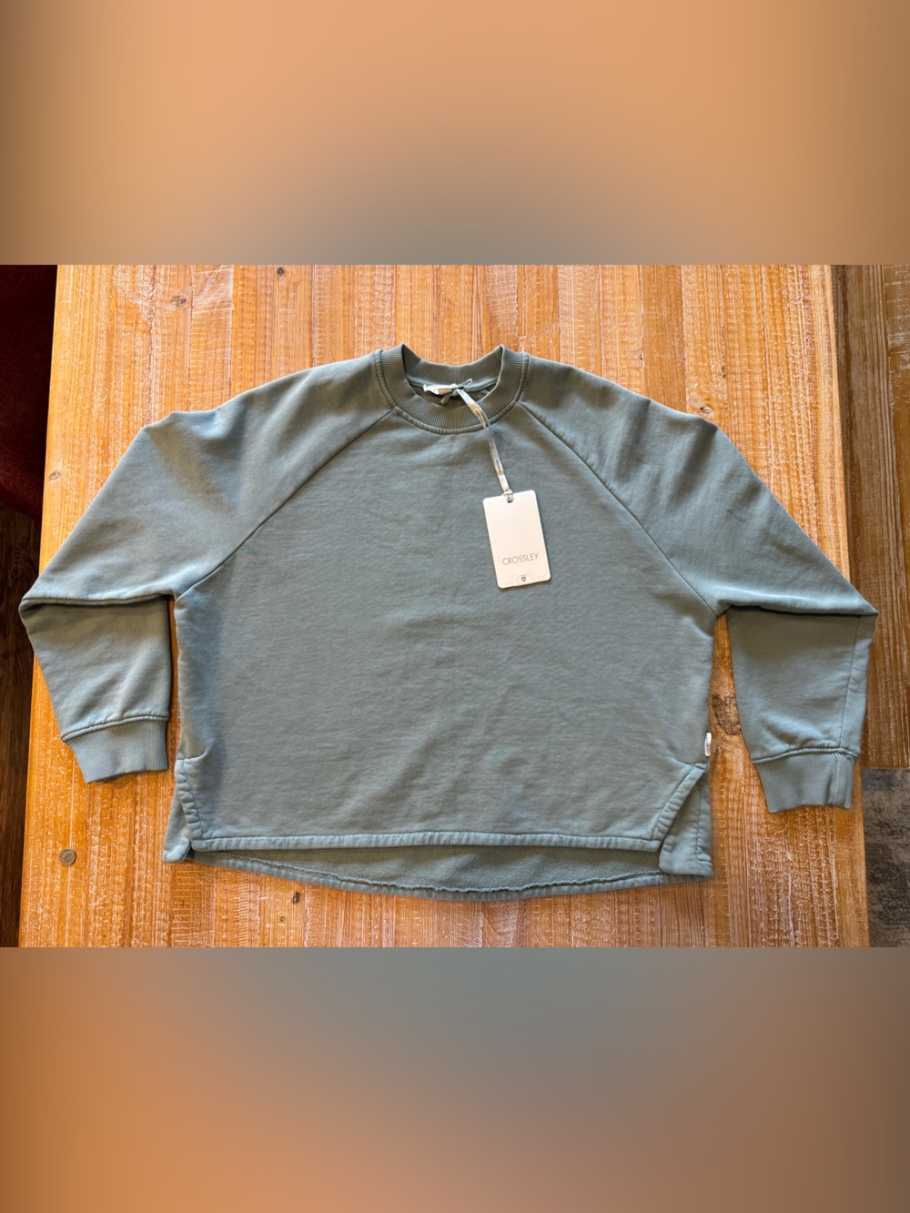 Crossley Sage Green Crewneck Sweatshirt